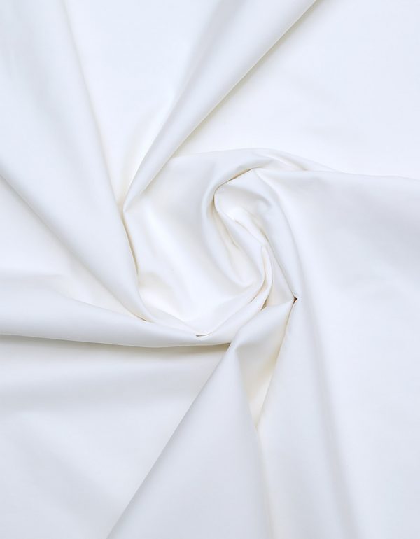 White Blended Fabric